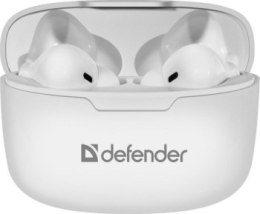 DEFENDER SŁUCHAWKI BLUETOOTH TWINS 903 DOUSZNE BIAŁE 63903
