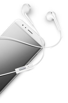 WHITE CAPSULE UNIV. MIC EARPHONE WHITE CAPSULE UNIV. MIC EARPHONE