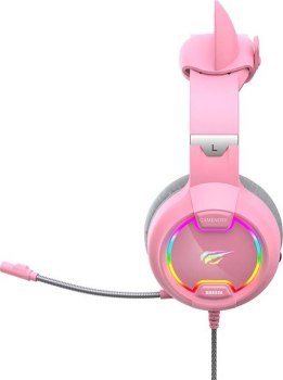 Słuchawki - Havit GAMENOTE H2233D RGB różowy Słuchawki - Havit GAMENOTE H2233D RGB różowy
