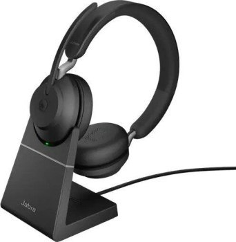 Słuchawki - Słuchawki bezprzewodowe Jabra Evolve 2 65 MS Stereo Stand Black - 26599-999-889 Słuchawki - Słuchawki bezprzewodowe Jabra Evolve 2 65 MS Stereo Stand Black - 26599-999-889