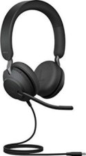 Słuchawki - Słuchawki przewodowe Jabra Evolve 2 40 UC Stereo USB-C - 24089-989-899