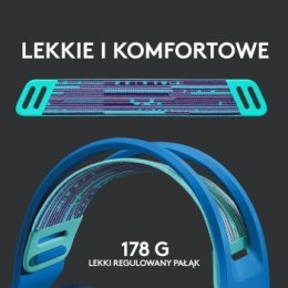 Słuchawki - Logitech G733 Lightspeed Niebieskie
