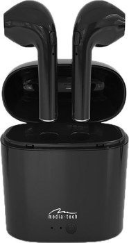 Słuchawki Media tech MT3589K (douszne; Bluetooth; z wbudowanym mikrofonem; kolor czarny Słuchawki Media tech MT3589K (douszne; Bluetooth; z wbudowanym mikrofonem; kolor czarny