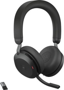 Słuchawki - Słuchawki bezprzewodowe Jabra Evolve 2 75 USB-A UC Stereo Black - 27599-989-999 Słuchawki - Słuchawki bezprzewodowe Jabra Evolve 2 75 USB-A UC Stereo Black - 27599-989-999