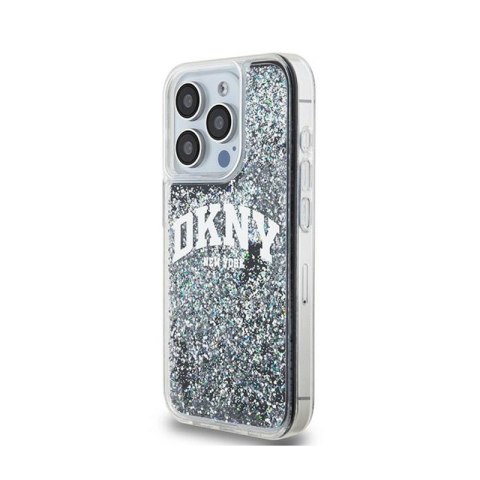 DKNY Liquid Glitter Big Logo - Etui iPhone 13 Pro (czarny) DKNY Liquid Glitter Big Logo - Etui iPhone 13 Pro (czarny)