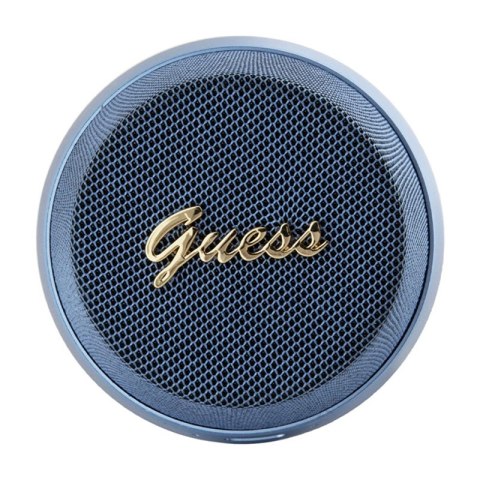 Guess Magnetic Script Metal Logo - Głośnik Bluetooth V5.3 (niebieski) Guess Magnetic Script Metal Logo - Głośnik Bluetooth V5.3 (niebieski)