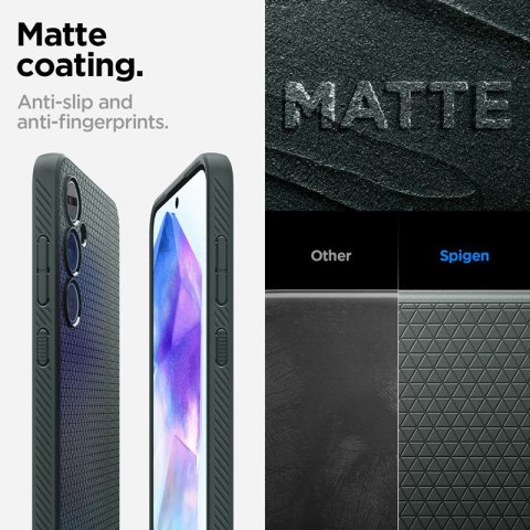 Spigen Liquid Air - Etui do Samsung Galaxy A55 5G (Abyss Green) Spigen Liquid Air - Etui do Samsung Galaxy A55 5G (Abyss Green)