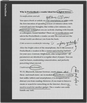Ebook PocketBook InkPad Eo 10 3 E-Ink Kaleido 3 64GB WI-FI Mist Gray Ebook PocketBook InkPad Eo 10 3 E-Ink Kaleido 3 64GB WI-FI Mist Gray