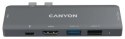 Replikator - Canyon DS-5 do MacBook Pro/Air Plug and Play 7w1 Szara