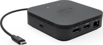 Replikator - i-tec Thunderbolt 3 Travel Dual 4K Docking Station 1xDP 1x HDMI 2x 4K / 1x 8K LAN Audio + Power Delivery 60W - Stac Replikator - i-tec Thunderbolt 3 Travel Dual 4K Docking Station 1xDP 1x HDMI 2x 4K / 1x 8K LAN Audio + Power Delivery 60W - Stac