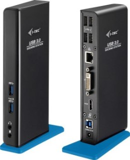 Replikator - i-tec USB 3.0 Dual Docking Station 1x HDMI 1x DVI LAN Audio 6x USB (1x port szybkiego ładowania BC 1.2) - Stacja do