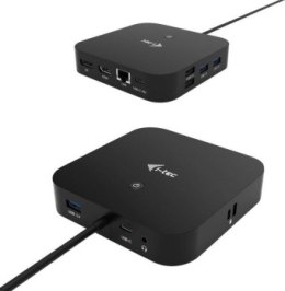 Replikator - i-tec USB-C Dual Display Docking Station HDMI DP LAN AUDIO Power Delivery 100 W - Stacja dokująca