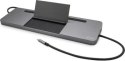 Replikator - i-tec USB-C Metal Ergonomic 4K 3x Display Docking Station DP HDMI VGA LAN Audio Power Delivery 85 W - Stacja dokują