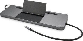 Replikator - i-tec USB-C Metal Ergonomic 4K 3x Display Docking Station DP HDMI VGA LAN Audio Power Delivery 85 W - Stacja dokują