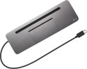 Replikator - i-tec USB-C Metal Ergonomic 4K 3x Display Docking Station DP HDMI VGA LAN Audio Power Delivery 85 W - Stacja dokują