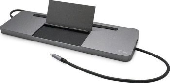 Replikator - i-tec USB-C Metal Ergonomic 4K 3x Display Docking Station DP HDMI VGA LAN Audio Power Delivery 85 W + i-tec Univers Replikator - i-tec USB-C Metal Ergonomic 4K 3x Display Docking Station DP HDMI VGA LAN Audio Power Delivery 85 W + i-tec Univers