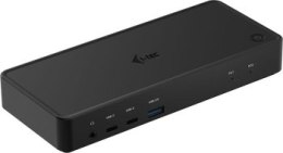 Replikator - i-tec USB-C/Thunderbolt KVM Docking station Dual Display DP HDMI LAN AUDIO + Power Delivery 65/100W - Stacja dokują