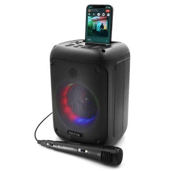SQUEAK GŁOŚNIK KARAOKE BEATFLOW BLUETOOTH 5.0 + EDR RADIO FM MICROSD AUX USB SQ1005 SQUEAK GŁOŚNIK KARAOKE BEATFLOW BLUETOOTH 5.0 + EDR RADIO FM MICROSD AUX USB SQ1005