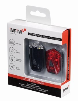 Zestaw lamp INFINI LAVA SET Black USB Zestaw lamp INFINI LAVA SET Black USB