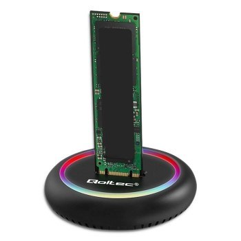 QOLTEC STACJA DOKUJĄCA DYSKÓW SSD M.2 | NVME | SATA | USB-C | 2TB QOLTEC STACJA DOKUJĄCA DYSKÓW SSD M.2 | NVME | SATA | USB-C | 2TB