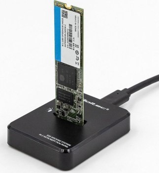 Replikator - QOLTEC STACJA DOKUJĄCA DYSKÓW SSD M.2 SATA/PCIE | NGFF/NVME | USB 3.1 Replikator - QOLTEC STACJA DOKUJĄCA DYSKÓW SSD M.2 SATA/PCIE | NGFF/NVME | USB 3.1