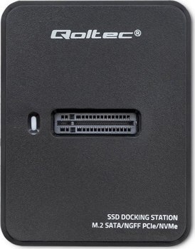 Replikator - QOLTEC STACJA DOKUJĄCA DYSKÓW SSD M.2 SATA/PCIE | NGFF/NVME | USB 3.1 Replikator - QOLTEC STACJA DOKUJĄCA DYSKÓW SSD M.2 SATA/PCIE | NGFF/NVME | USB 3.1