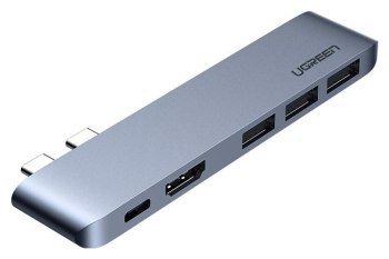 Replikator - UGREEN 2x USB-C do 3x USB 3.0, HDMI Replikator - UGREEN 2x USB-C do 3x USB 3.0, HDMI