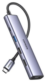 Replikator - UGREEN CM478 USB-C do HDMI, USB-A 3.0, 2x USB-A 2.0, PD