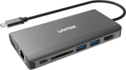 Replikator - Unitek 8-portów szary