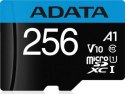 ADATA Premier microSDXC 256GB 100R/25W UHS-I Class 10 A1 V10 + Adapter