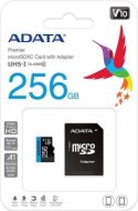 ADATA Premier microSDXC 256GB 100R/25W UHS-I Class 10 A1 V10 + Adapter
