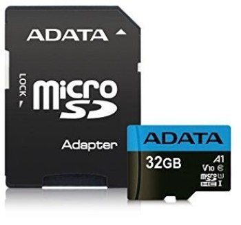 ADATA Premier microSDHC 32GB 100R/25W UHS-I Class 10 A1 V10 + Adapter ADATA Premier microSDHC 32GB 100R/25W UHS-I Class 10 A1 V10 + Adapter