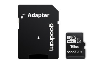 Karta pamięci GoodRam M1AA-0160R12 (16GB; Class 10 Class U1; Adapter Karta pamięci) Karta pamięci GoodRam M1AA-0160R12 (16GB; Class 10 Class U1; Adapter Karta pamięci)