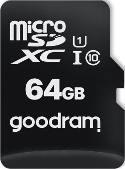 Karta pamięci GoodRam M1AA-0640R12 (64GB; Class 10; + adapter) Karta pamięci GoodRam M1AA-0640R12 (64GB; Class 10; + adapter)