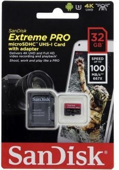 Karta pamięci SanDisk Extreme Pro SDSQXCG-032G-GN6MA (32GB; Class U3)