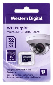 Karta pamięci WD Purple microSDXC WDD032G1P0C (32GB; Class 10 Class U1)
