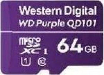 Karta pamięci WD Purple microSDXC WDD064G1P0C (64GB; Class 10 Class U1) Karta pamięci WD Purple microSDXC WDD064G1P0C (64GB; Class 10 Class U1)