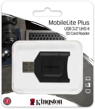 Kingston MobileLite Plus USB 3.1 SDHC/SDXC UHS-II Card Reader Kingston MobileLite Plus USB 3.1 SDHC/SDXC UHS-II Card Reader
