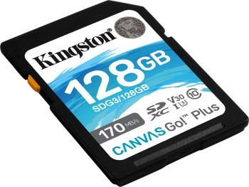Kingston SDXC Canvas Go Plus 128GB 170R C10 UHS-I U3 V30 Kingston SDXC Canvas Go Plus 128GB 170R C10 UHS-I U3 V30