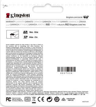 Kingston SDXC Canvas Go Plus 64GB 170R C10 UHS-I U3 V30 Kingston SDXC Canvas Go Plus 64GB 170R C10 UHS-I U3 V30