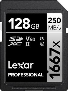 Lexar SDXC 128GB Professional 1667x UHS-II U3 Lexar SDXC 128GB Professional 1667x UHS-II U3