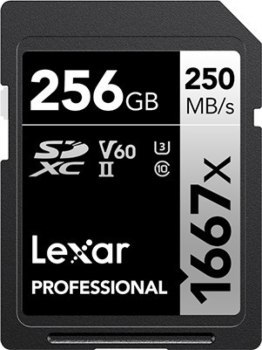 Lexar SDXC 256GB Professional 1667x UHS-II U3 Lexar SDXC 256GB Professional 1667x UHS-II U3