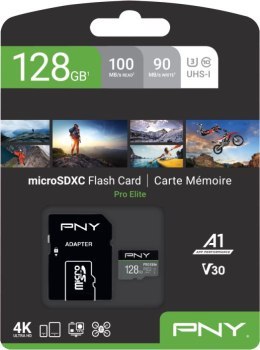 PNY PRO Elite microSDXC 128GB + Adapter SD PNY PRO Elite microSDXC 128GB + Adapter SD