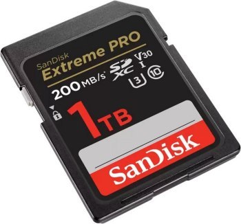 SANDISK EXTREME PRO SDXC 1TB 200/140 MB/s A2 SANDISK EXTREME PRO SDXC 1TB 200/140 MB/s A2