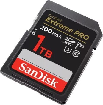 SANDISK EXTREME PRO SDXC 1TB 200/140 MB/s A2 SANDISK EXTREME PRO SDXC 1TB 200/140 MB/s A2