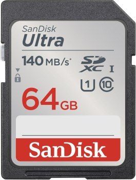 SANDISK ULTRA SDHC 64GB 140MB/s CL10 UHS-I SANDISK ULTRA SDHC 64GB 140MB/s CL10 UHS-I