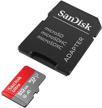 SANDISK ULTRA microSDXC 512GB 150MB/s A1 CL10 UHS-I SANDISK ULTRA microSDXC 512GB 150MB/s A1 CL10 UHS-I