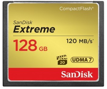 SanDisk CF 128GB Extreme 120/85 SanDisk CF 128GB Extreme 120/85