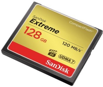 SanDisk CF 128GB Extreme 120/85 SanDisk CF 128GB Extreme 120/85