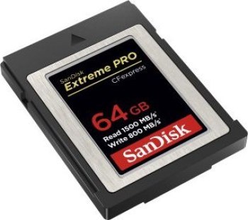 SanDisk CFexpress 64GB Extreme Pro 1500/800 MB/s SanDisk CFexpress 64GB Extreme Pro 1500/800 MB/s